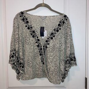NWT American Eagle Wrap Top